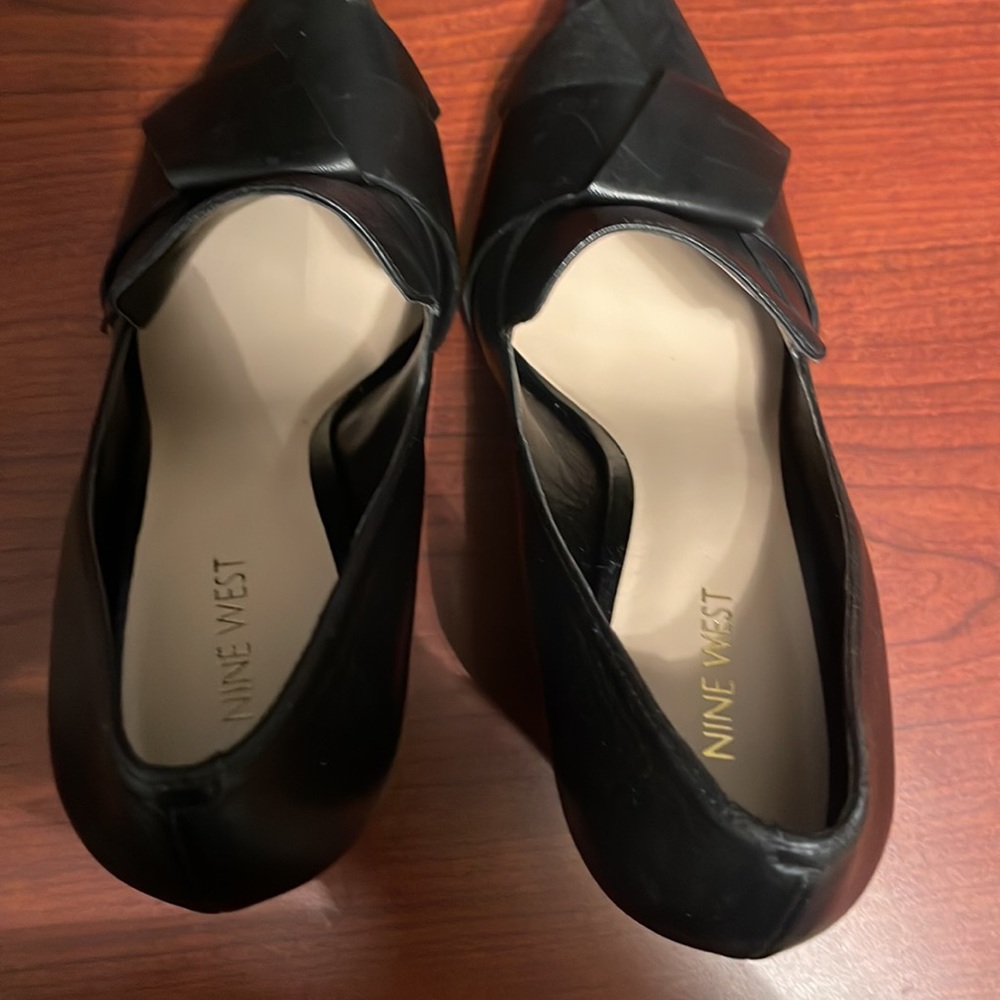 Nine West New  upper leather shoes black - Picture 4 of 7